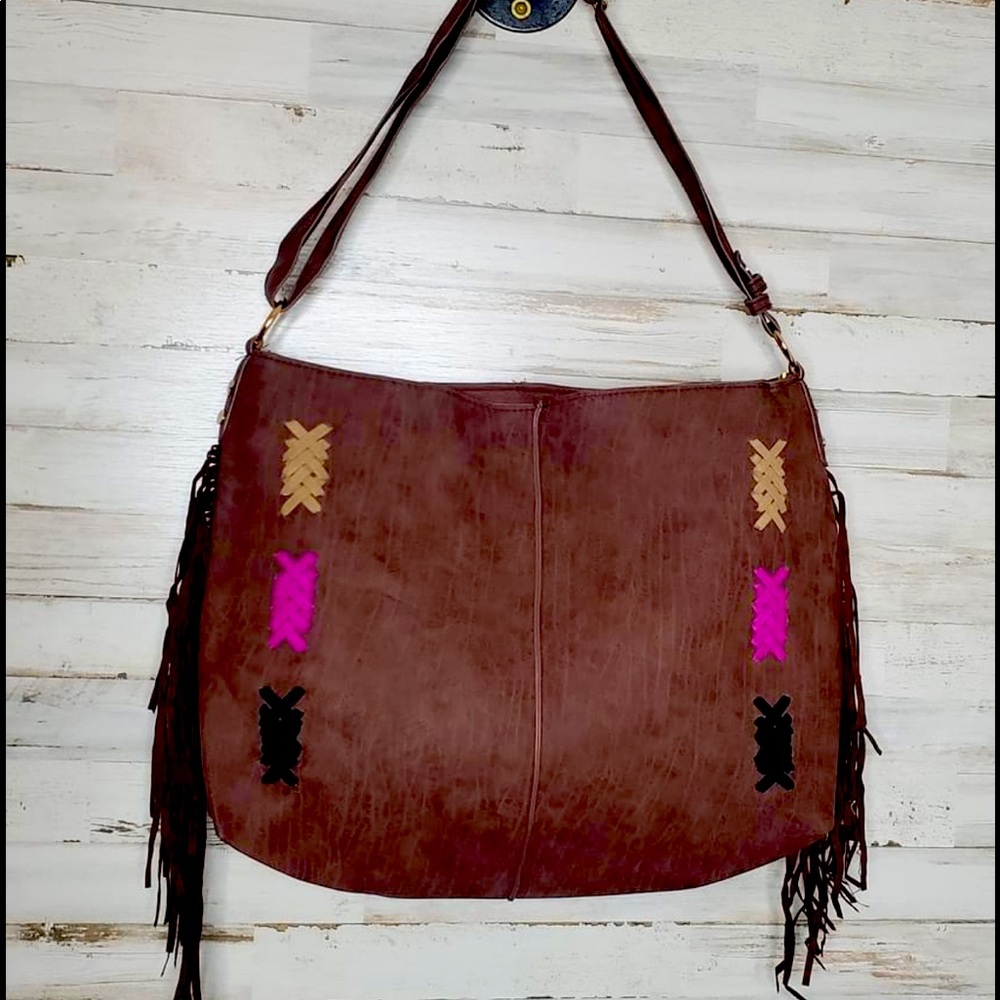 Boho Vegan Caroline Criss Cross Tote
